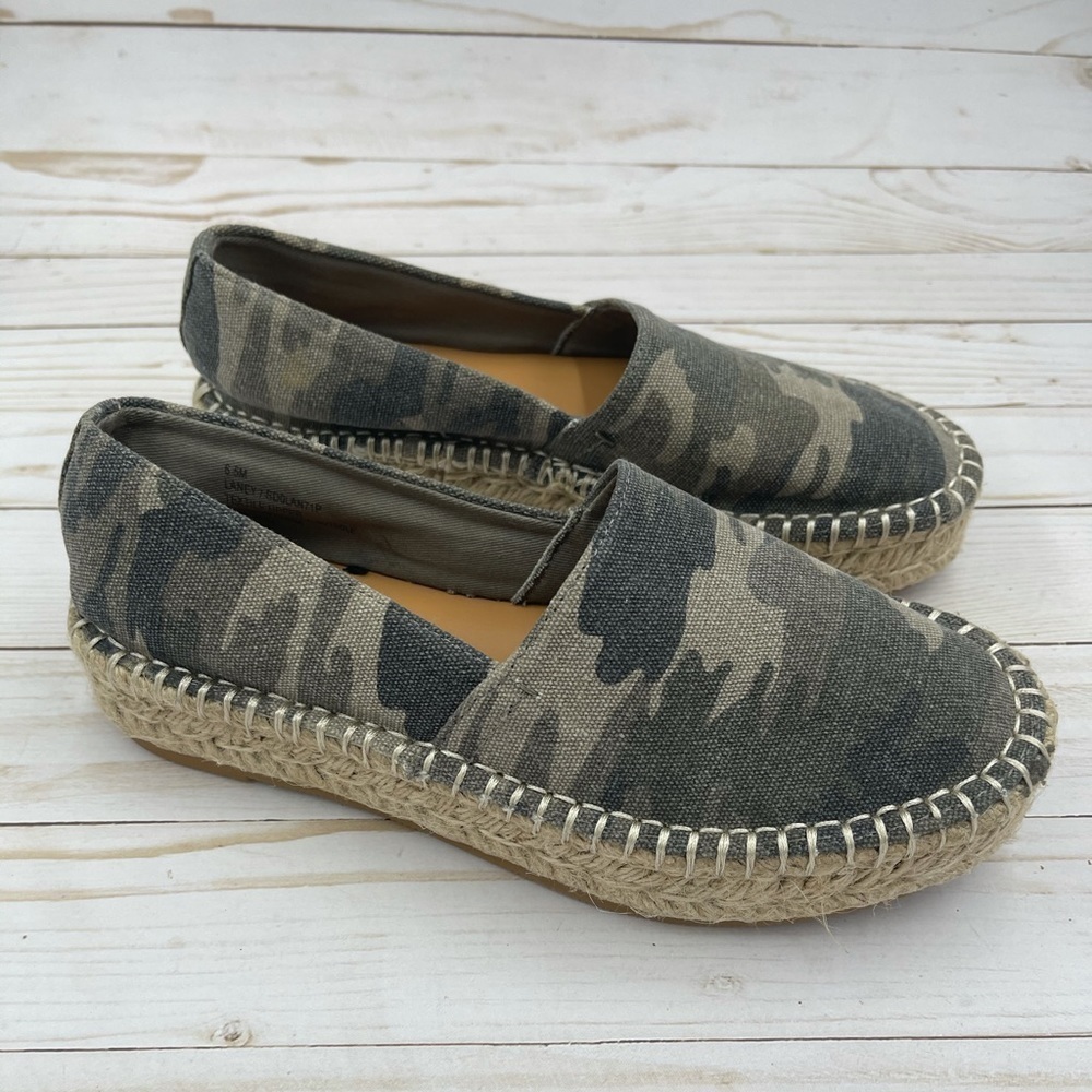 Splendid Laney Womens 6.5 Camo Platform Espadrille - Picture 3 of 8